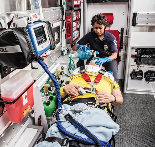 Ambulance with Medical Team